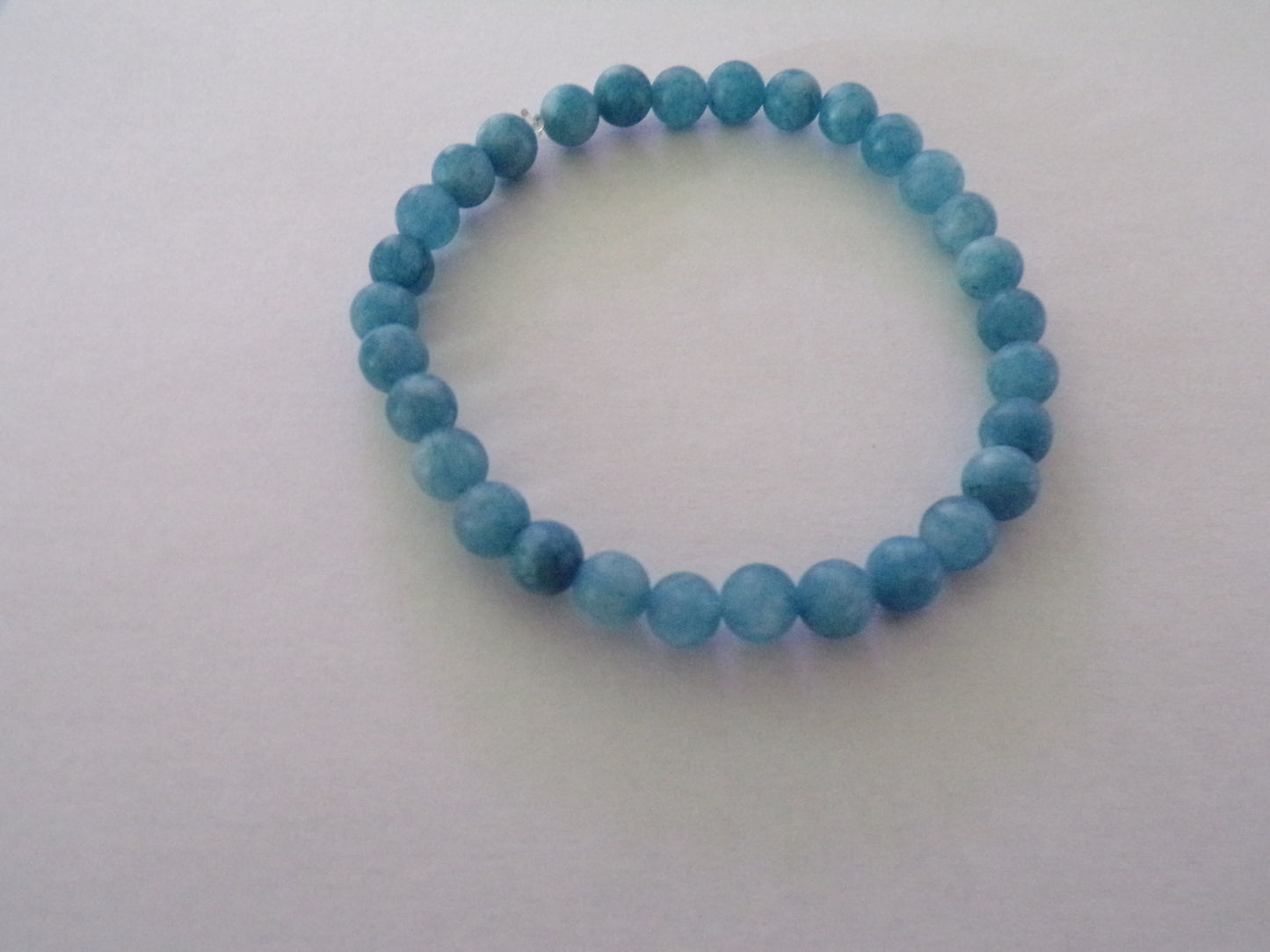 Blue bracelet (small beads)