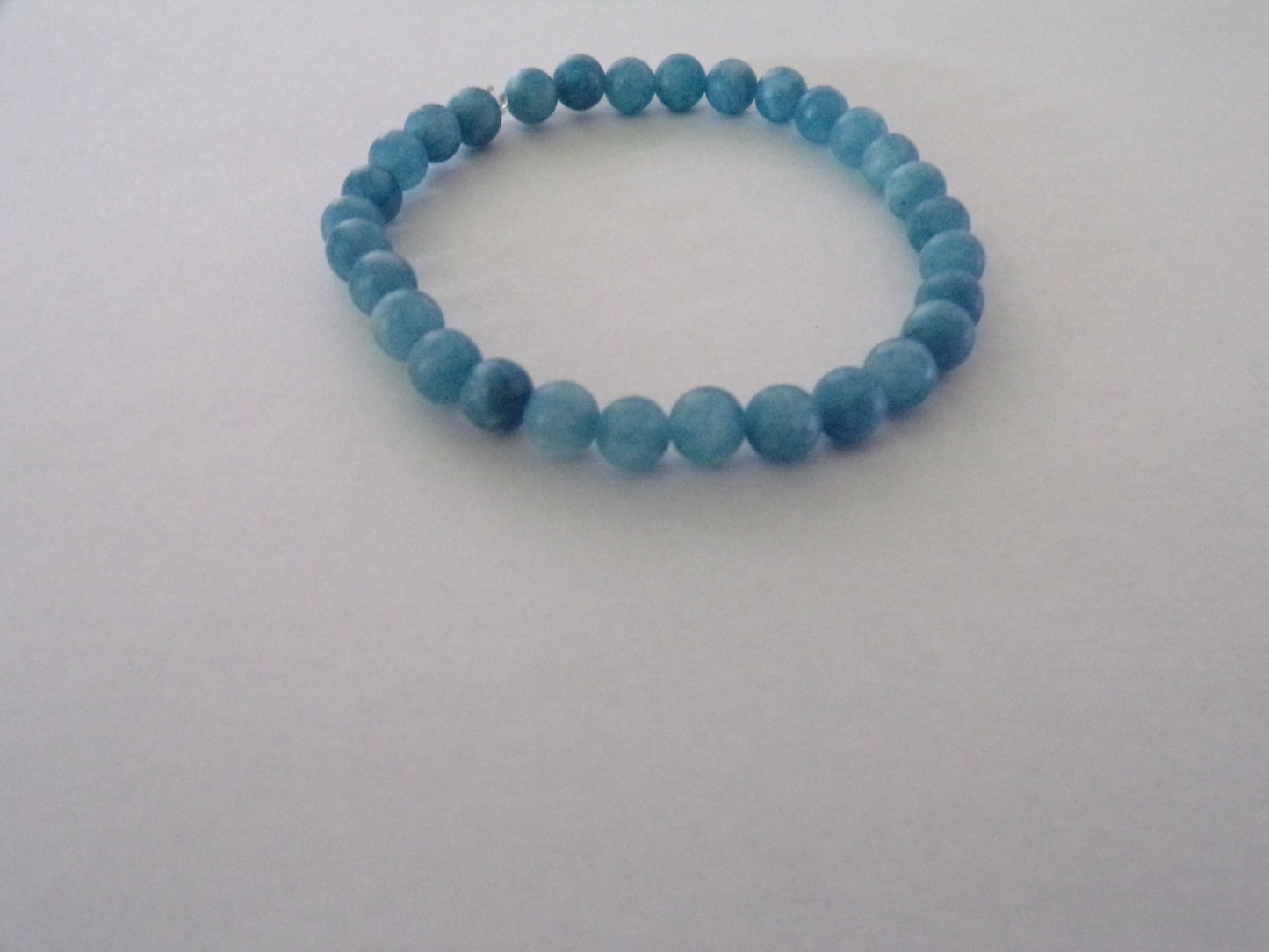 Blue bracelet (small beads)