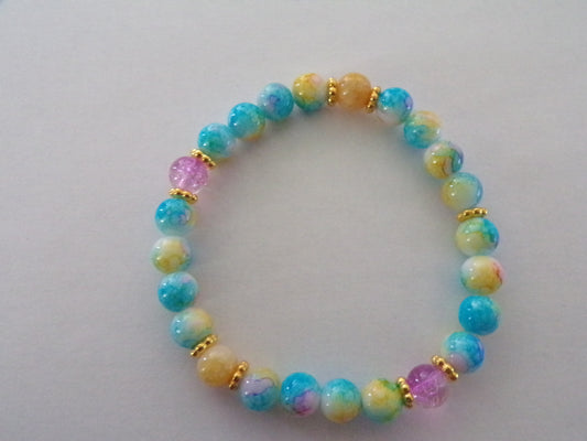 Light Blue Imperial Jasper bracelet