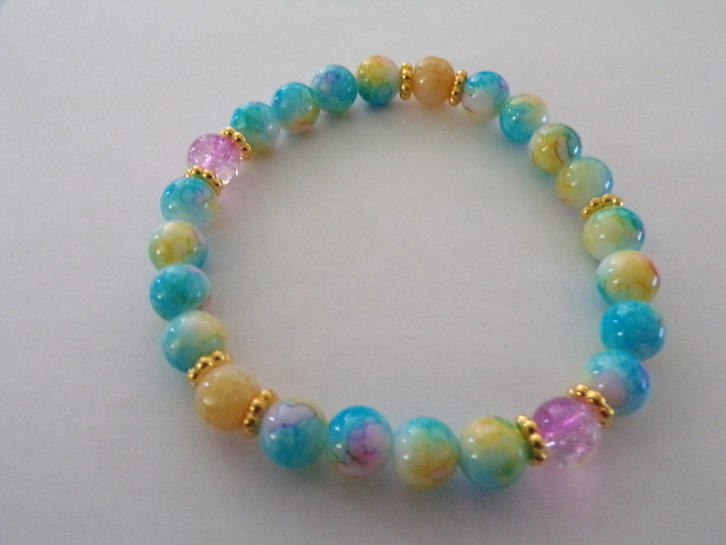 Light Blue Imperial Jasper bracelet