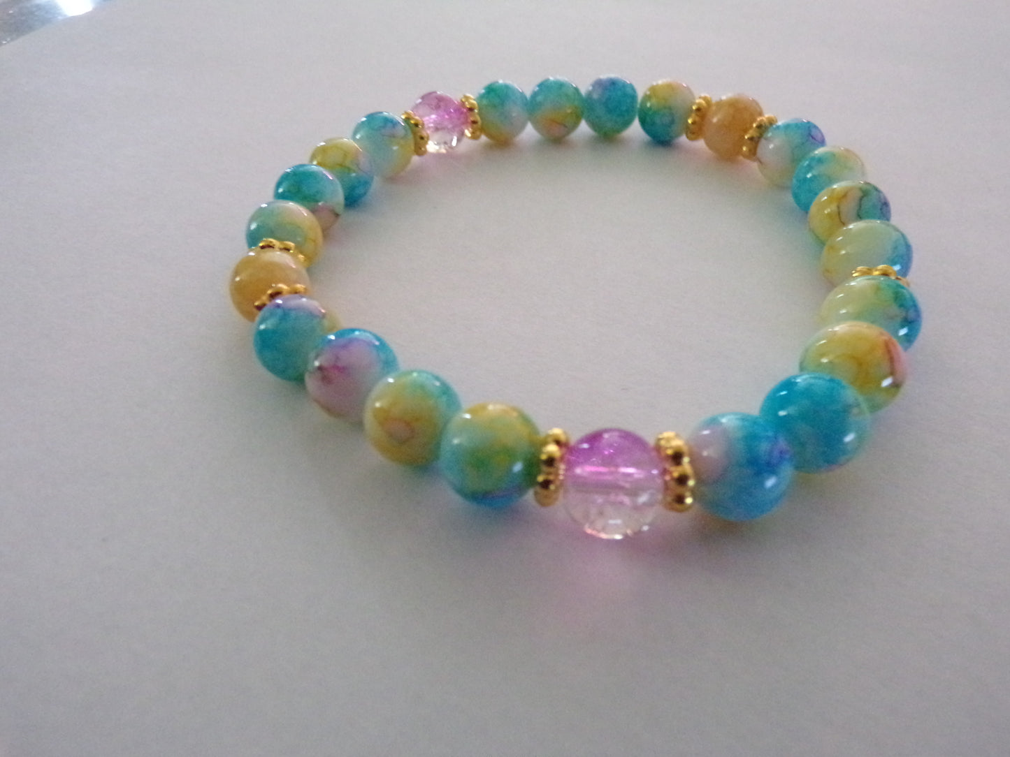 Light Blue Imperial Jasper bracelet