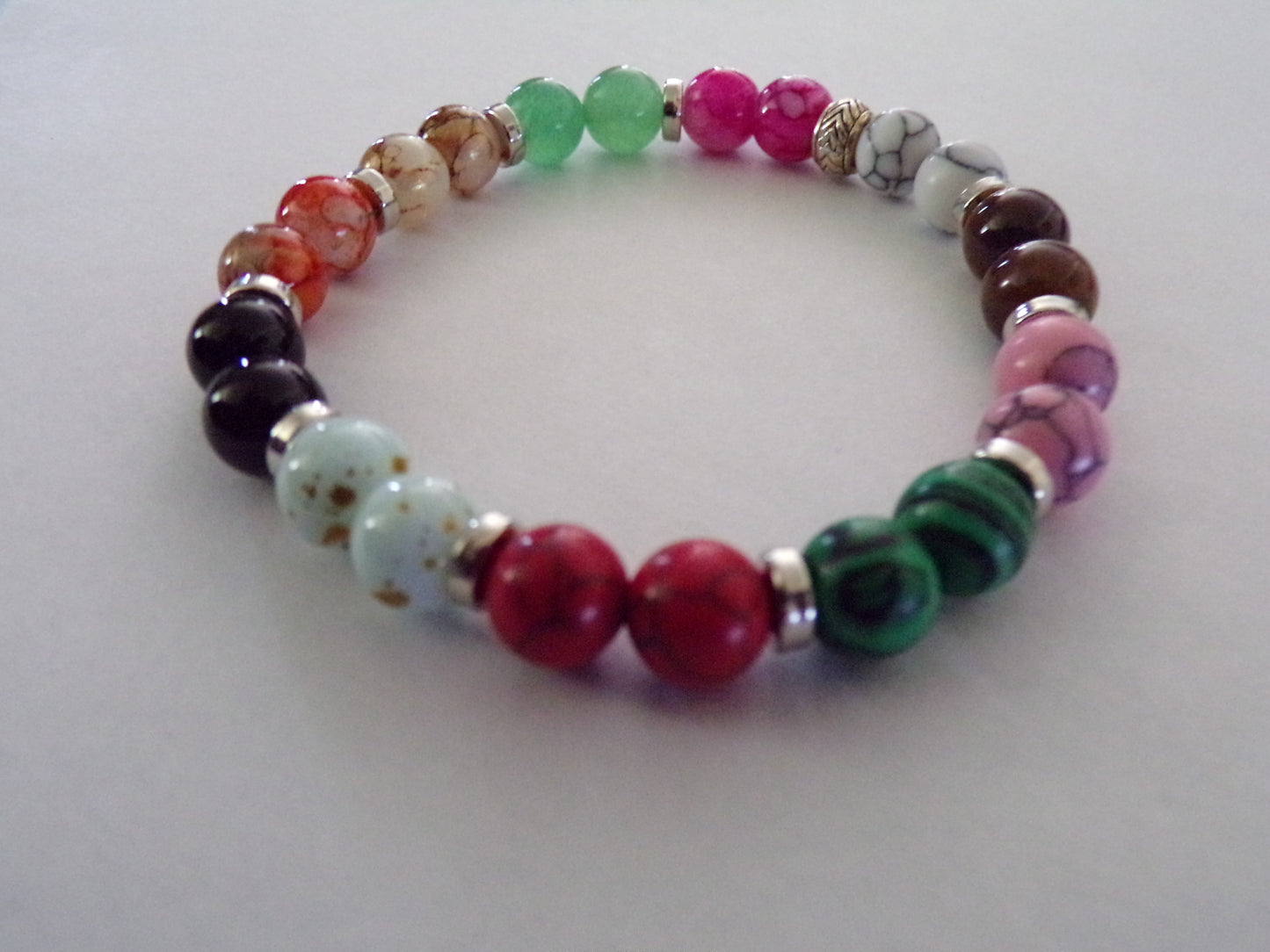 7 Chakra Necklace and Bracelet set