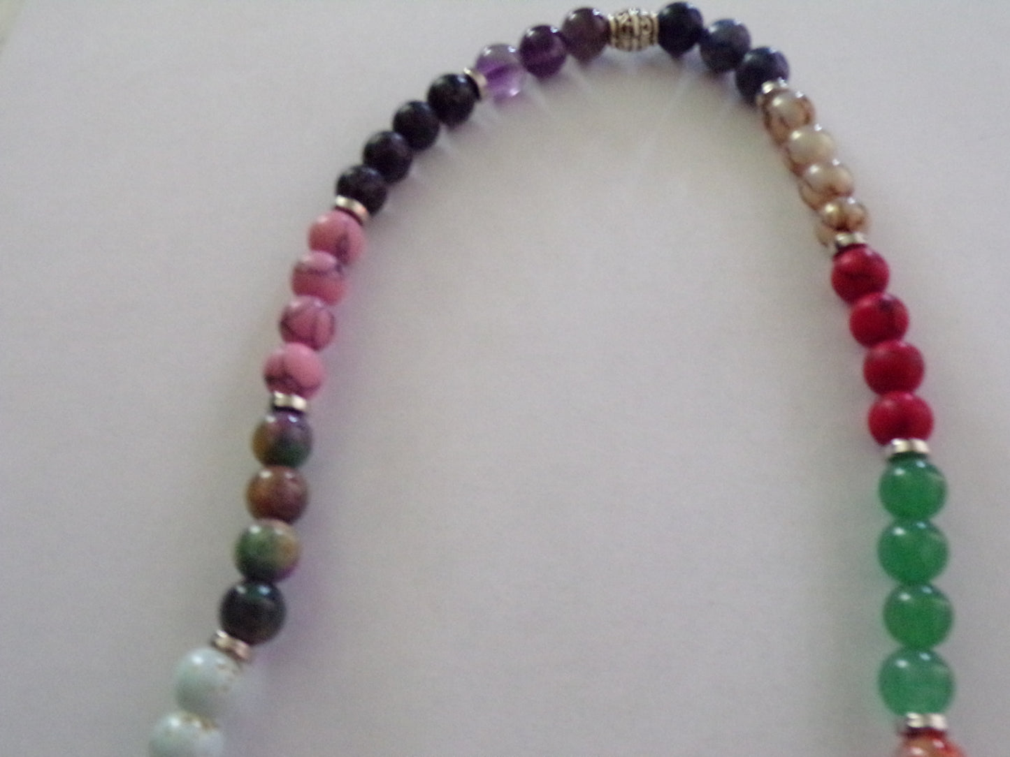 7 Chakra Necklace and Bracelet set