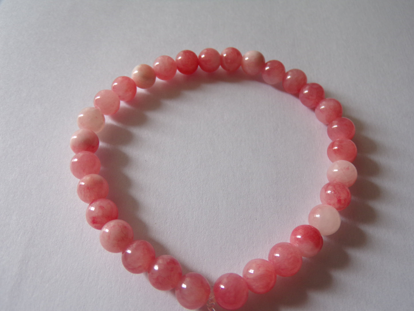 Pink bracelet (small beads)