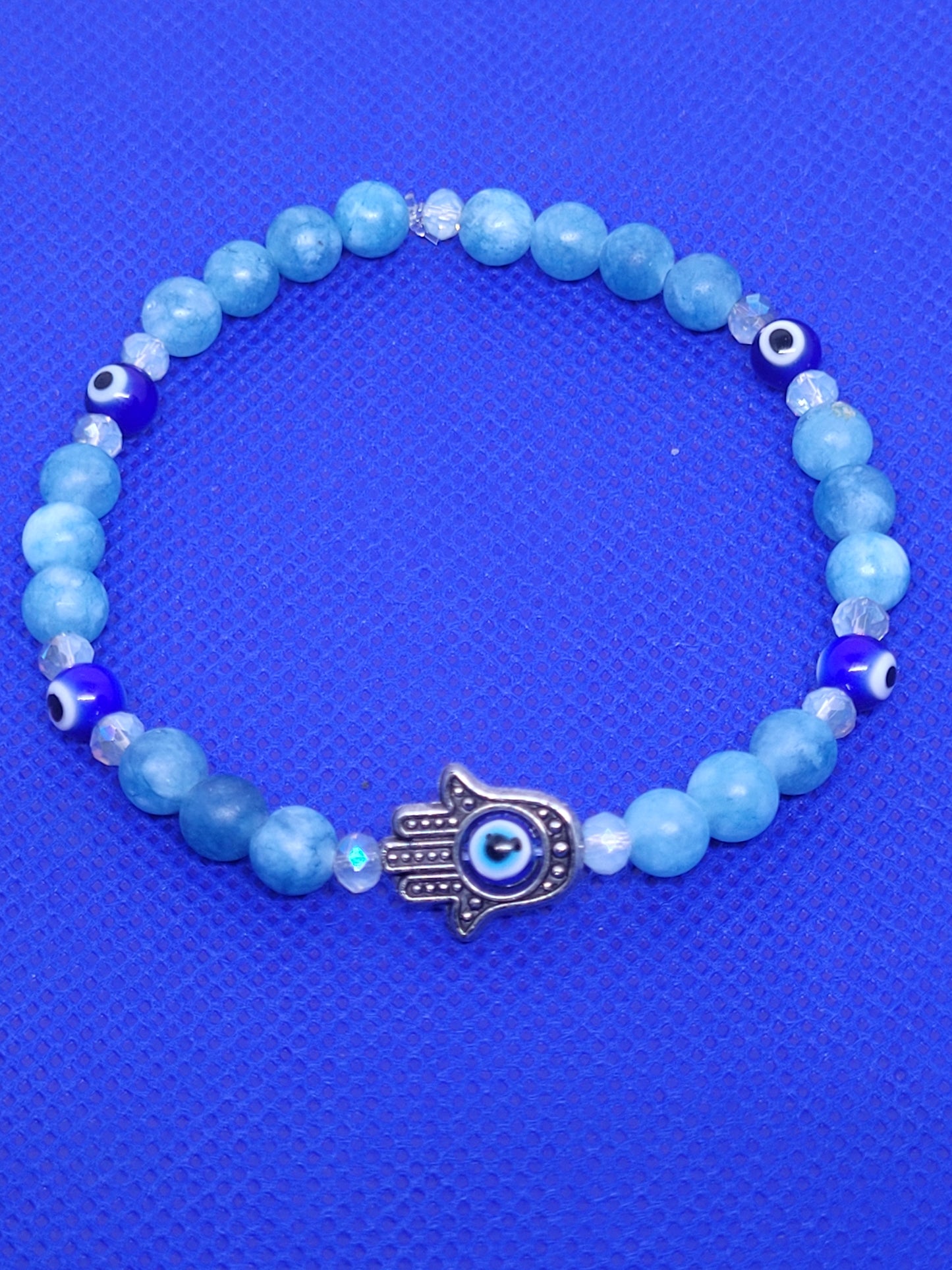 Evil Eye bracelet (small beads)