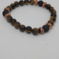 Tigers eye/black lava