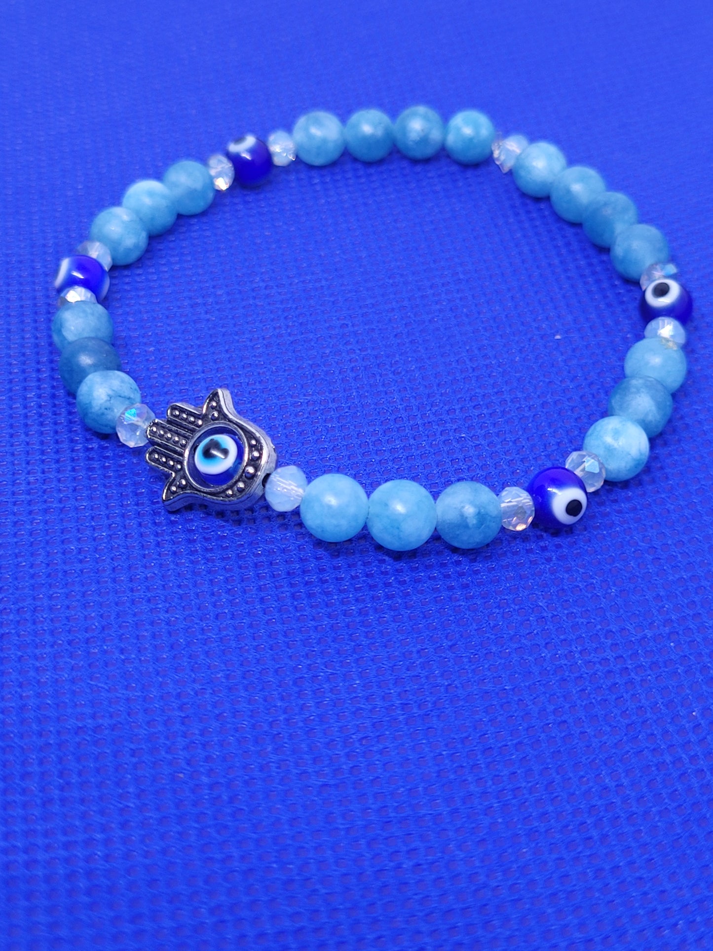 Evil Eye bracelet (small beads)