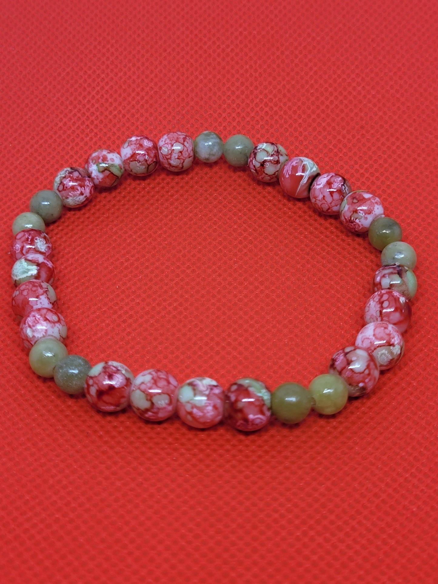 Red Imperial Jasper bracelet 2