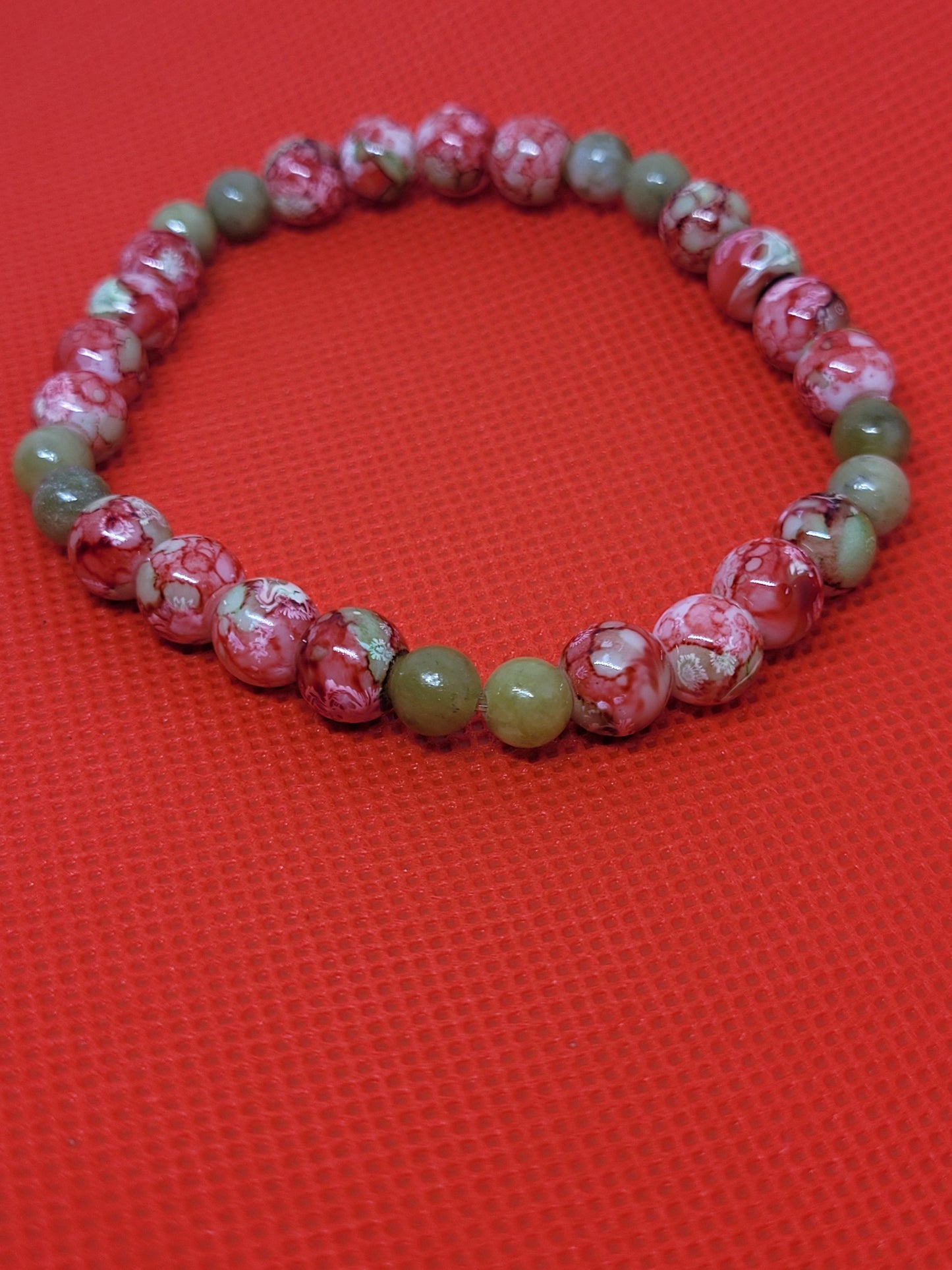 Red Imperial Jasper bracelet 2