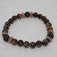 Tigers eye/black lava