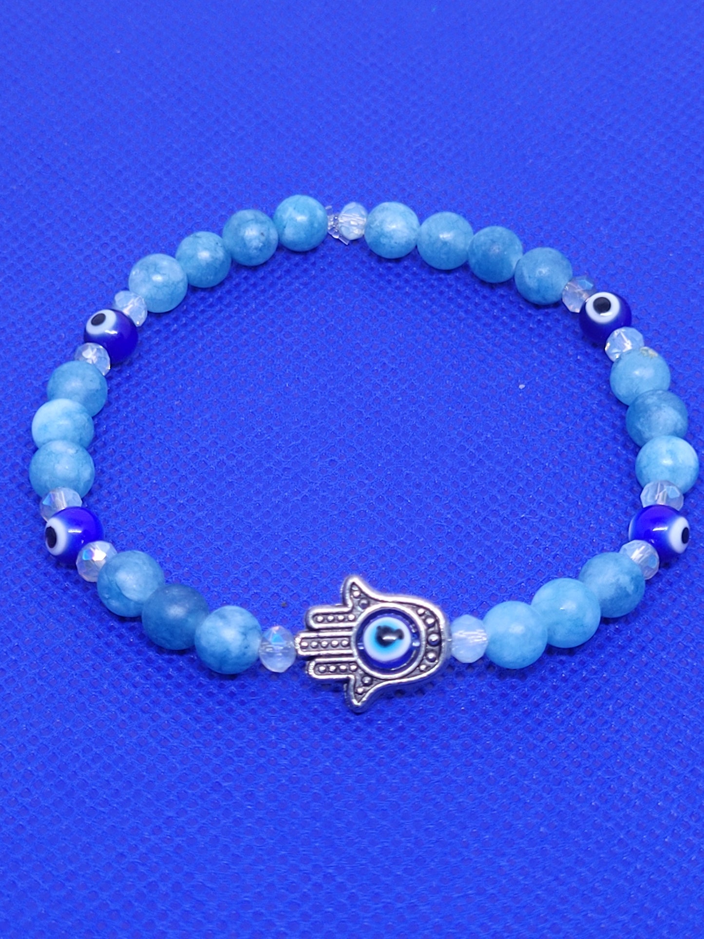 Evil Eye bracelet (small beads)