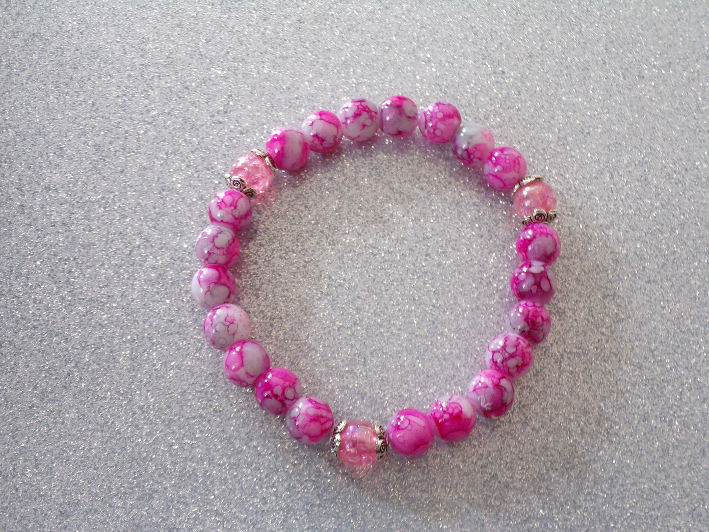 Pink Imperial Jasper bracelet 2