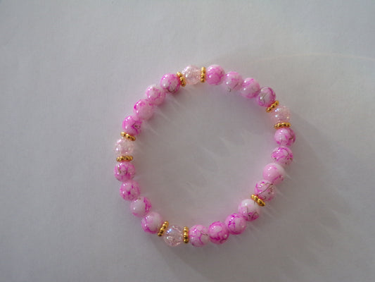 Pink Imperial Jasper bracelet 3