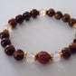 Tiger Eye bracelet with crystal spacers