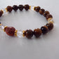 Tiger Eye bracelet with crystal spacers