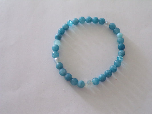 Blue bracelet 2 (small beads)