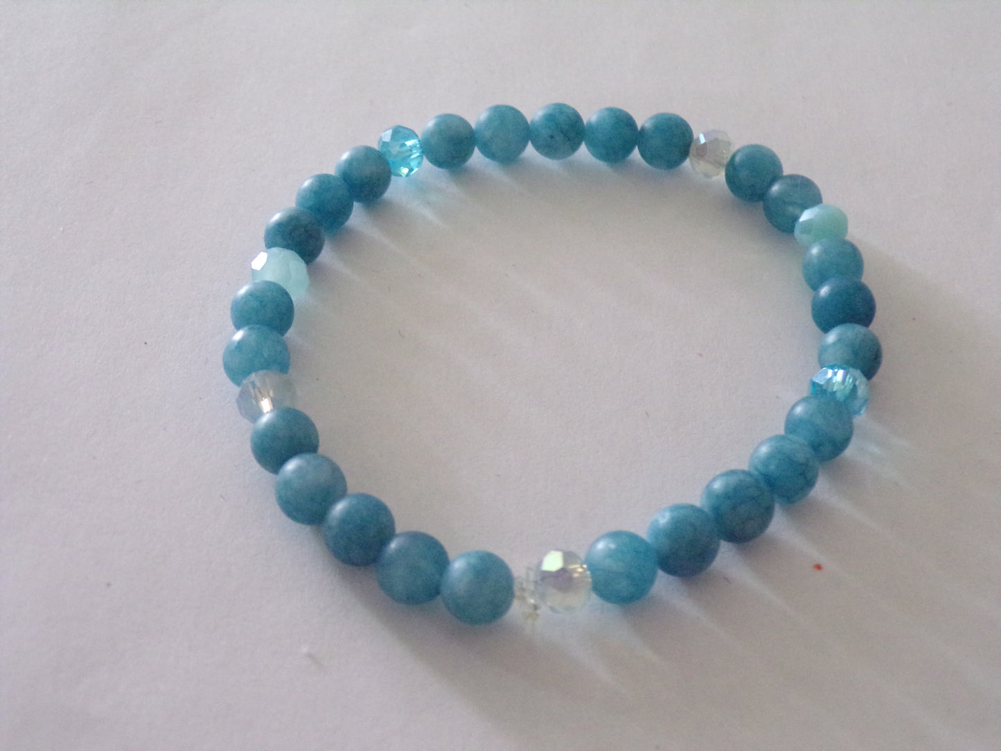 Blue bracelet 2 (small beads)