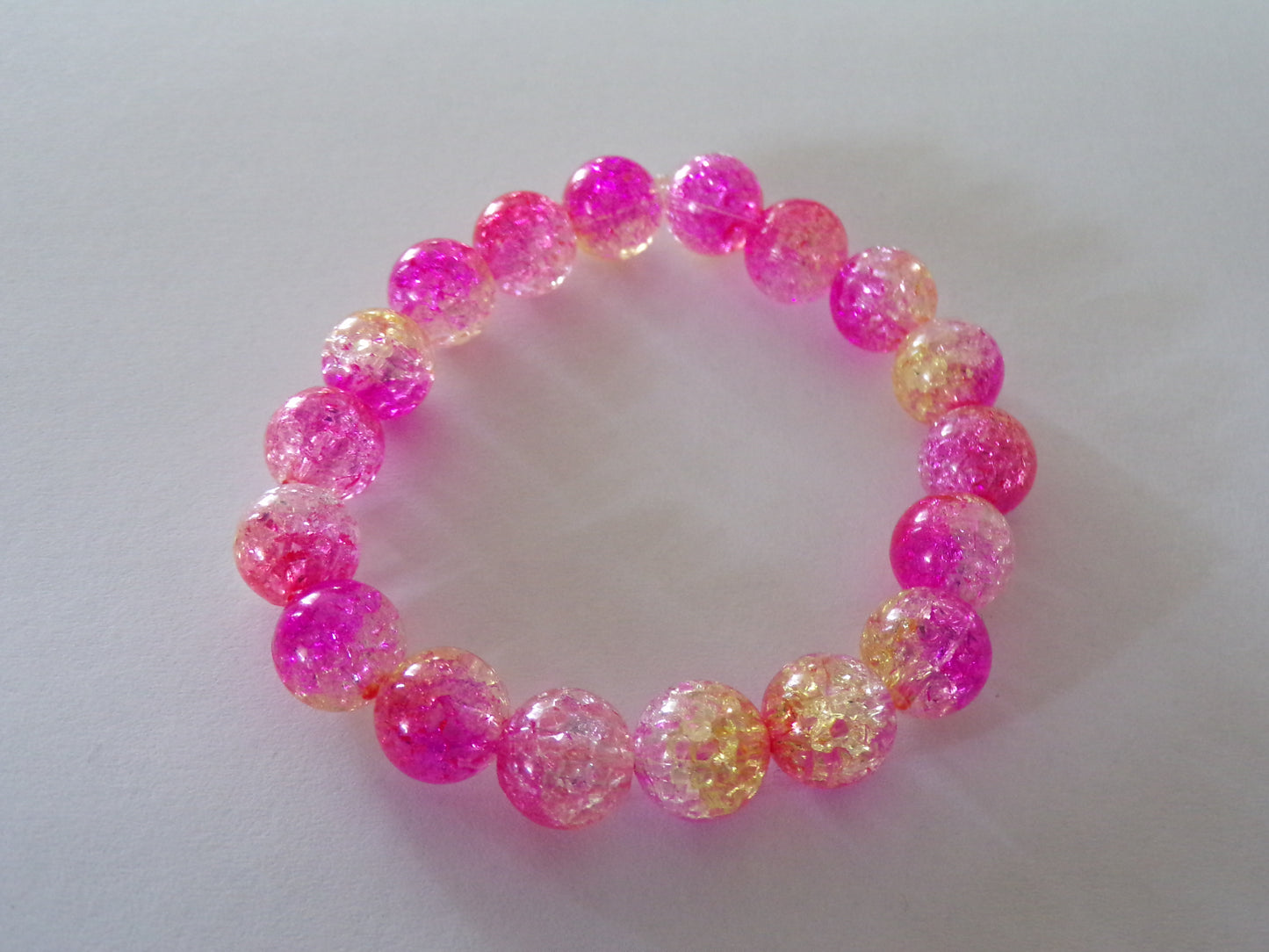 Kids Pink/Yellow bracelet