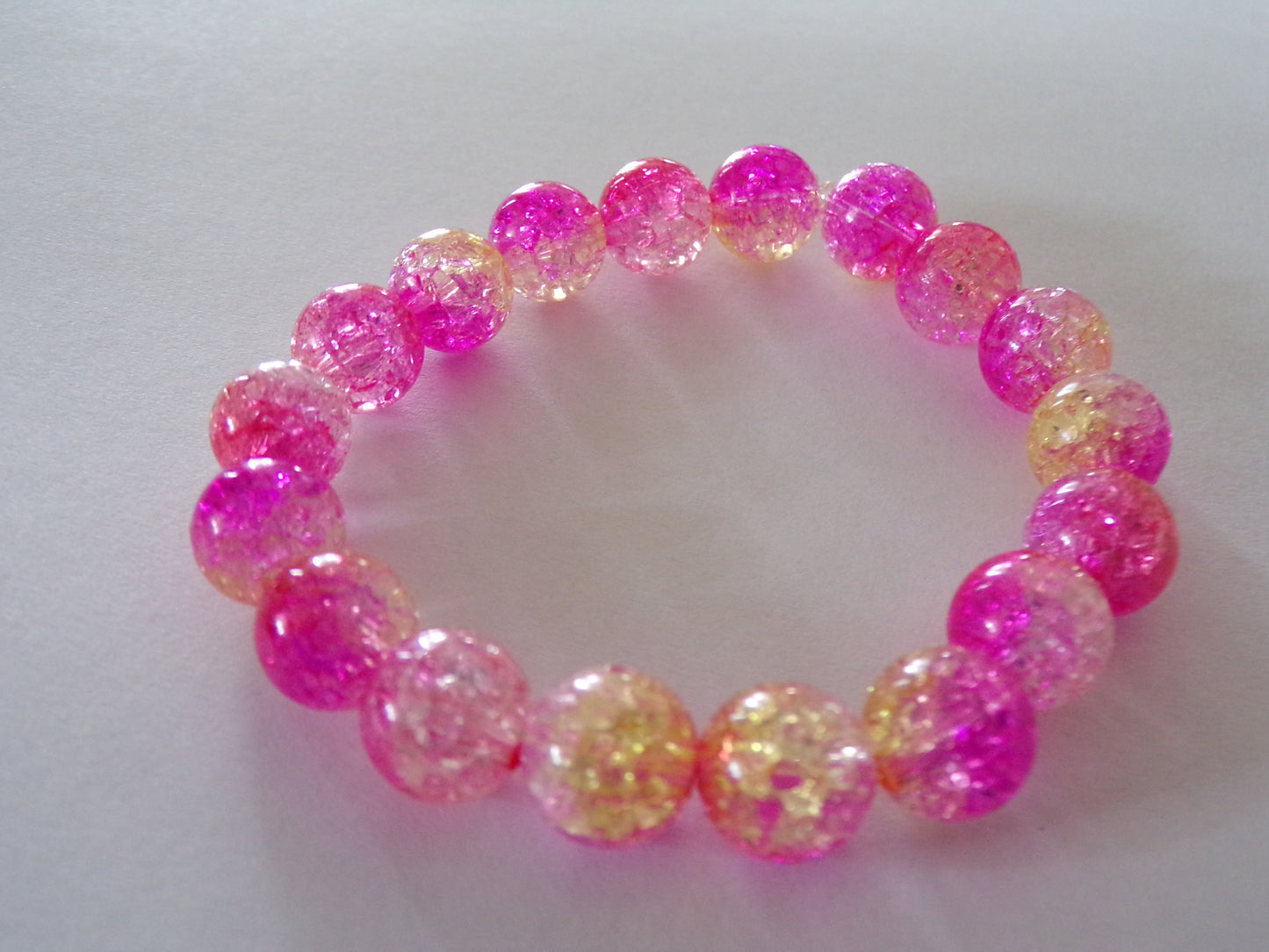 Kids Pink/Yellow bracelet