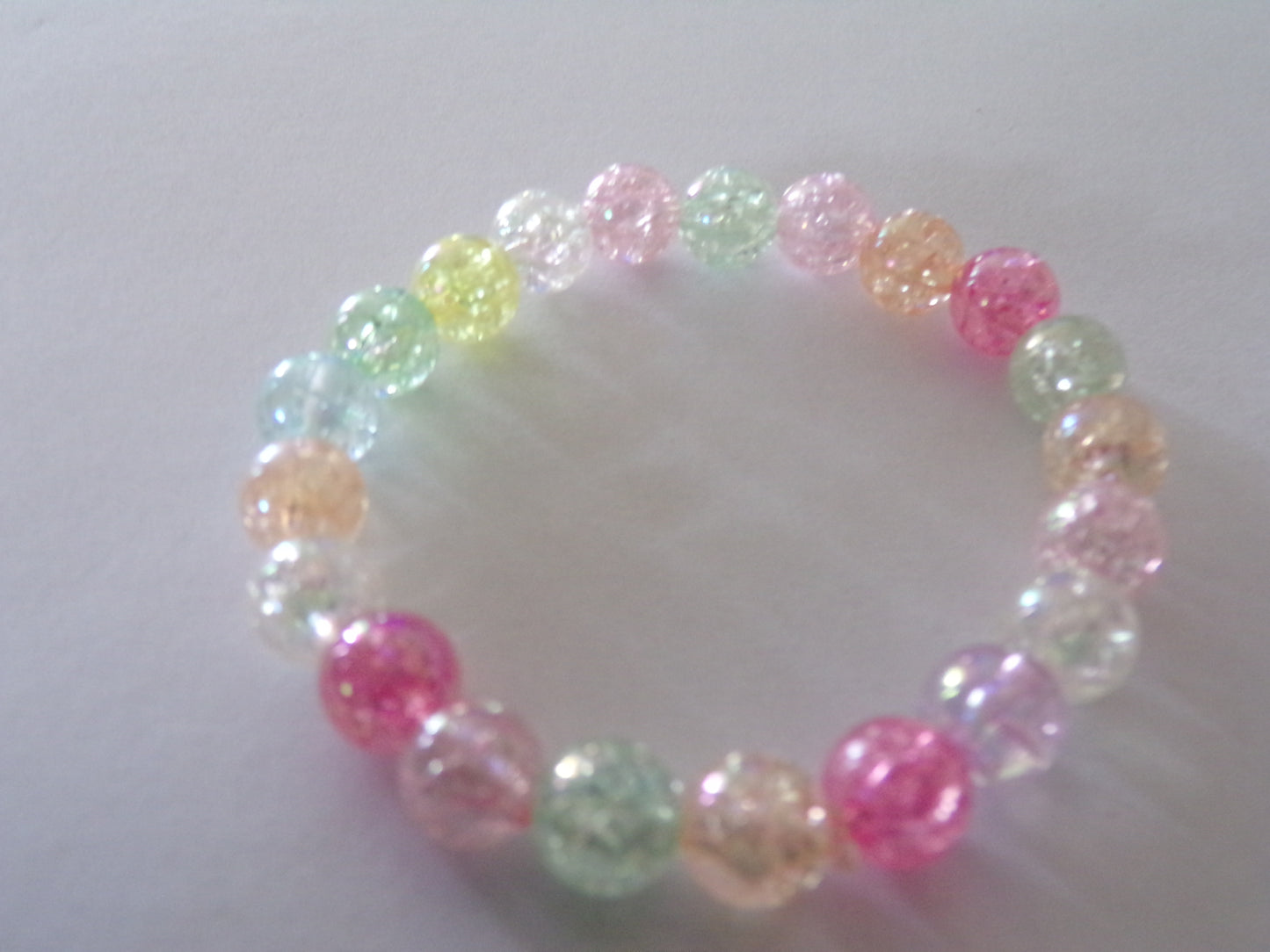 Toddler's multicolor bracelet